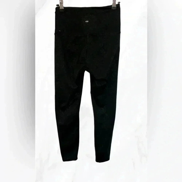 Marika black high rise casual yoga athletic stretch waistband  leggings tight S - Picture 3 of 4